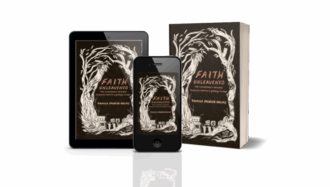 3D Cover Faith Unleavened, by Tamice Spencer-Helms, Published by Lake Drive Books