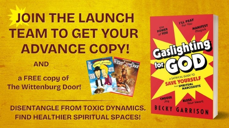 Becky Garrison’s Gaslighting for God Releases Soon—Want to Be the First to Read It?