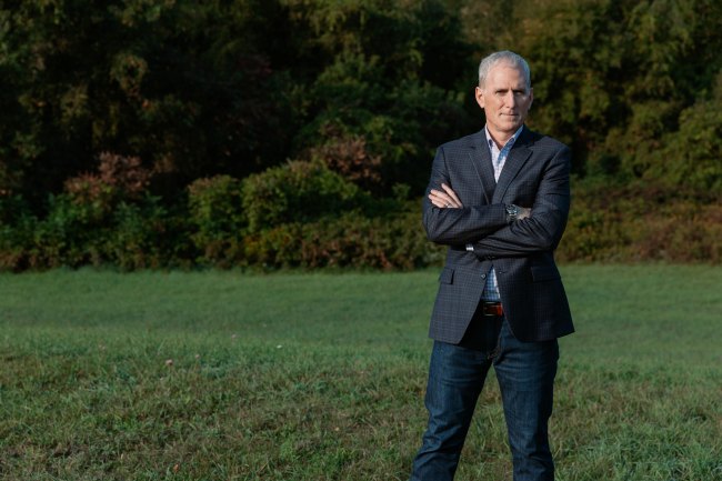 David Morris, publisher of Lake Drive Books, in a professional photo standing